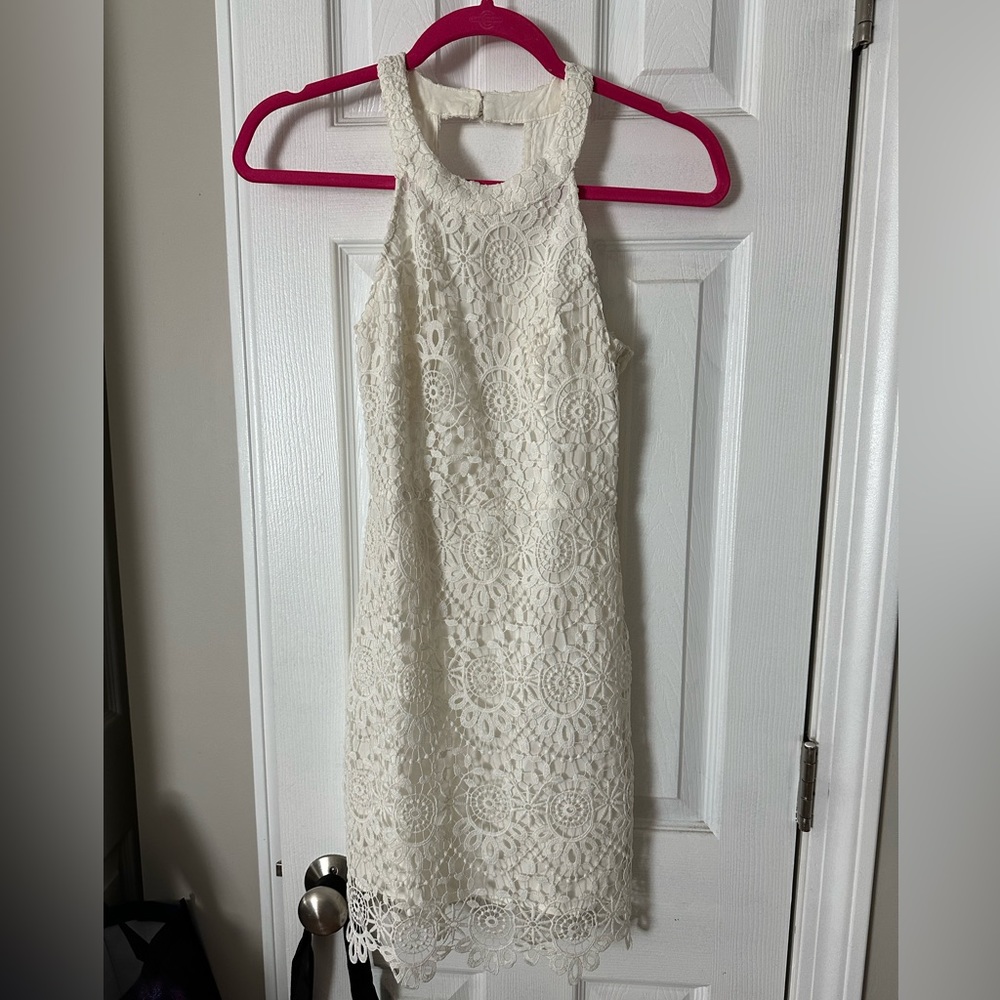 Hollister White Lace Dress